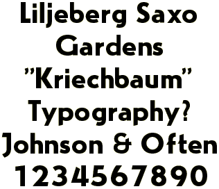 Liljeberg Saxo, Copyright 1998 Christian Liljeberg